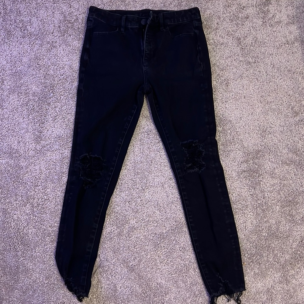 American eagle ripped jeggings